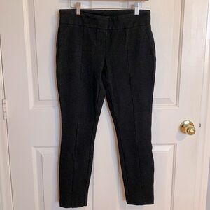 Hilary Radley NWOT Skinny Slim leg Heather Charcoal Stretch pull on pants